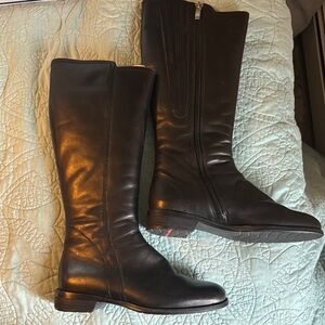 LLOYD Germany Women's Black Leather Riding Boots